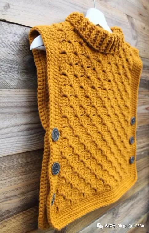 針織作品 35款時尚的斗篷套頭衫,美女衣櫥里必備的單品